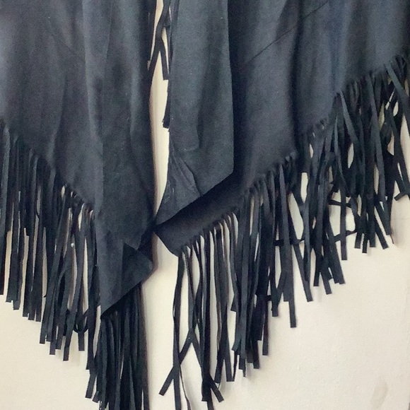 Faux suede fringed blazer - Picture 6 of 9